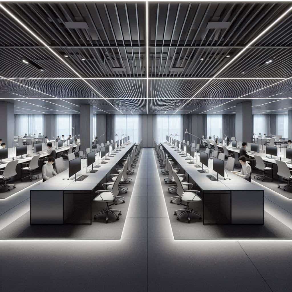 写字楼办公定制化智能照明在艺术工作室场景中激发灵感通常依赖哪些光线参数
